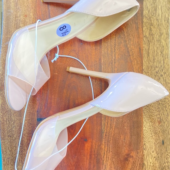 Nine West stiletto clear open toe heels - Picture 6 of 15